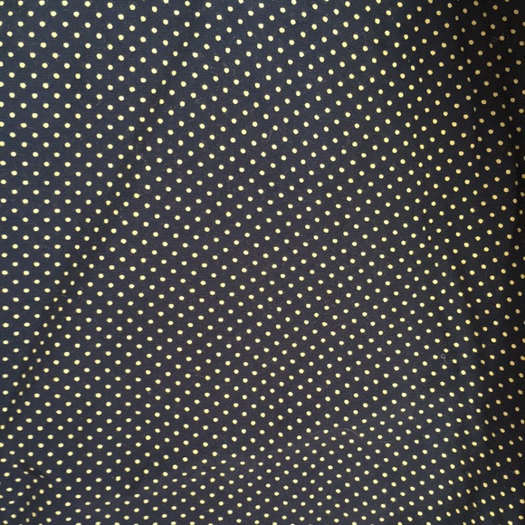 Esprit 100% Rayon Blue Polka Dot Long Sleeve Blouse - Picture 3 of 4